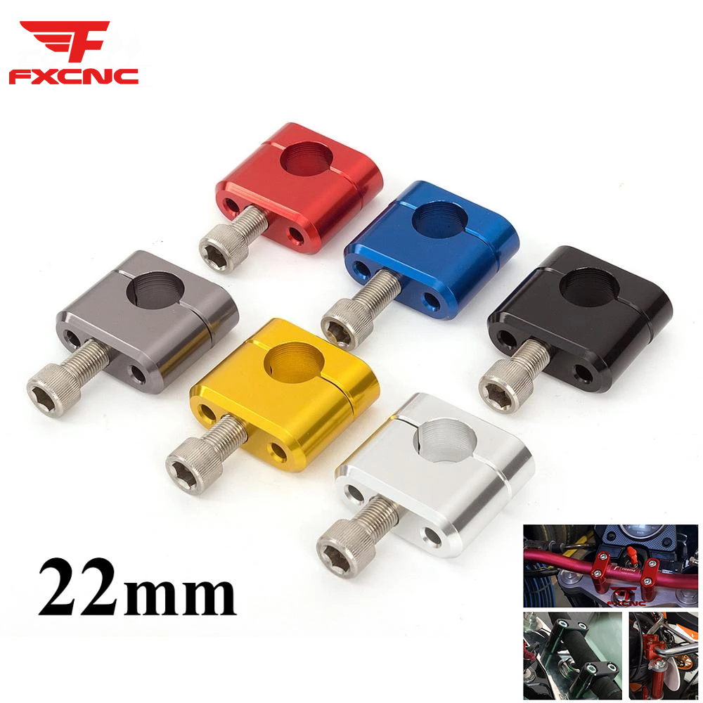 Handlebar Riser Stem - 7/8 Aluminum Motorcycle Handlebar Risers 22mm