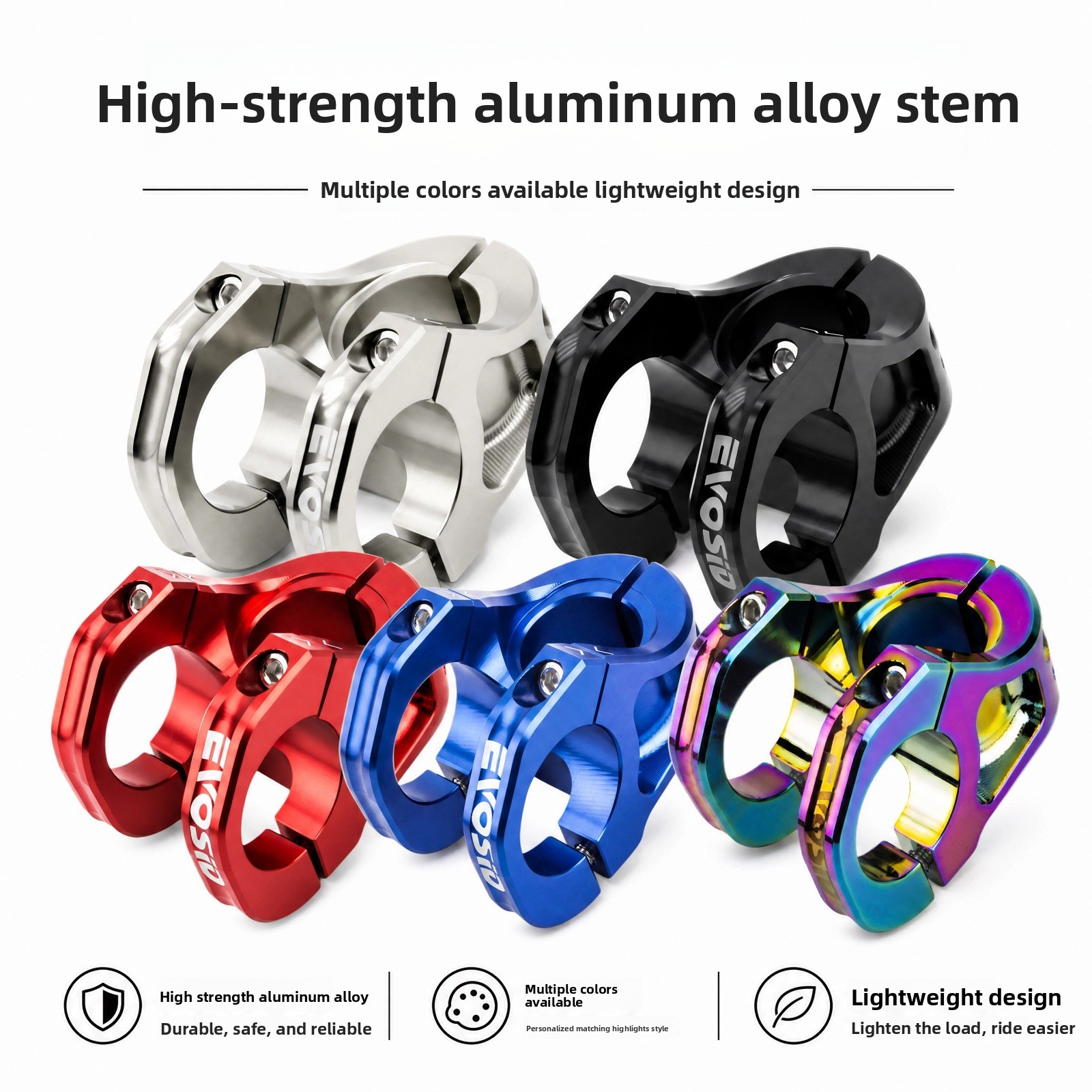 Handlebar Riser Stem - EVOSID Mountain Bicycle Stem 31.8mm Road