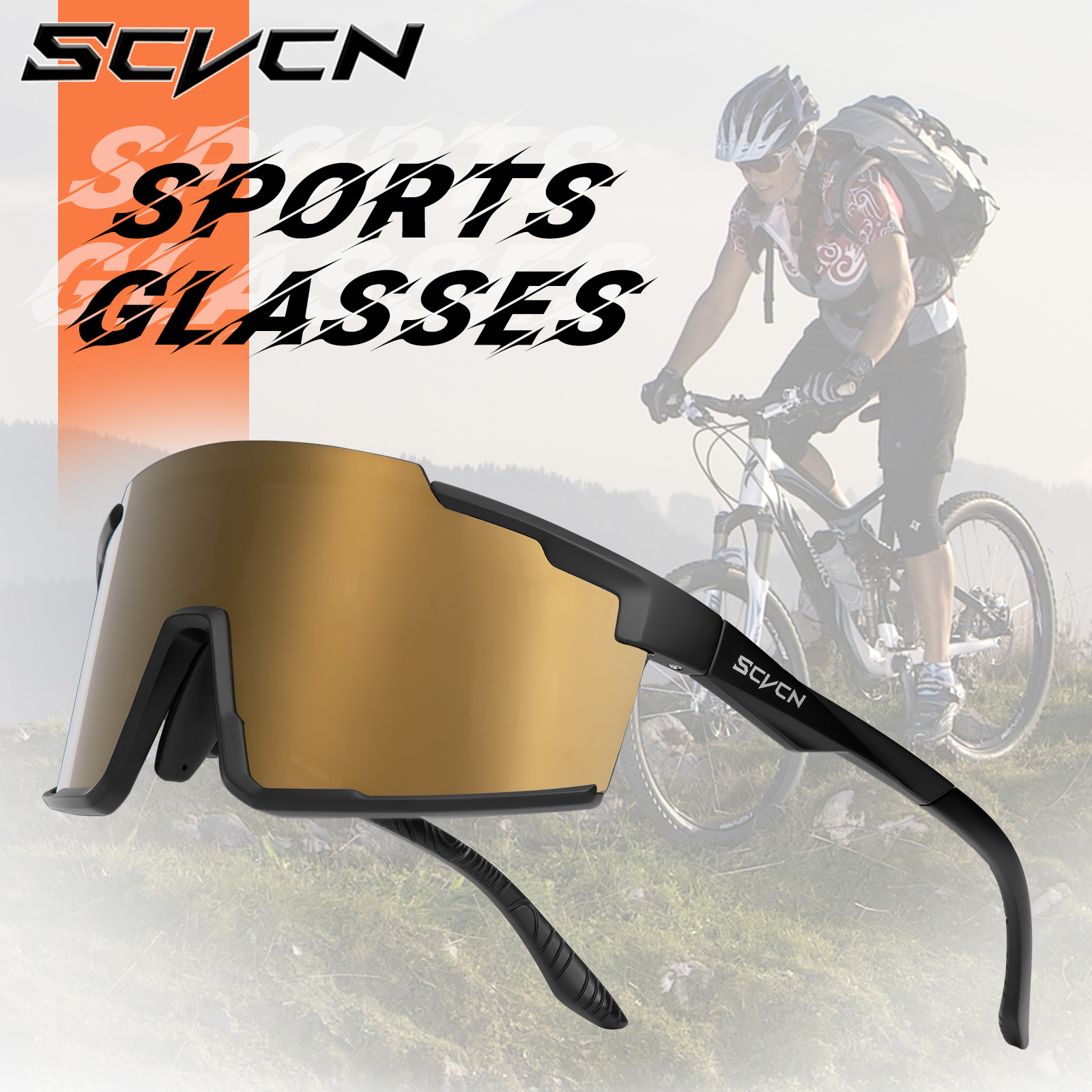 SCVCN MTB Road Bike Sunglasses - Mountain Biking Sunglasses のレビューと価格