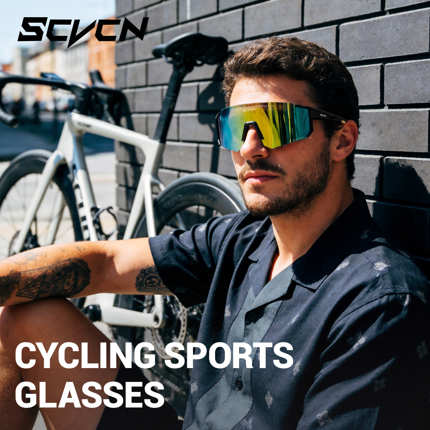 SCVCN Outdoor Cycling Sunglass - Mountain Biking Sunglasses のレビューと価格