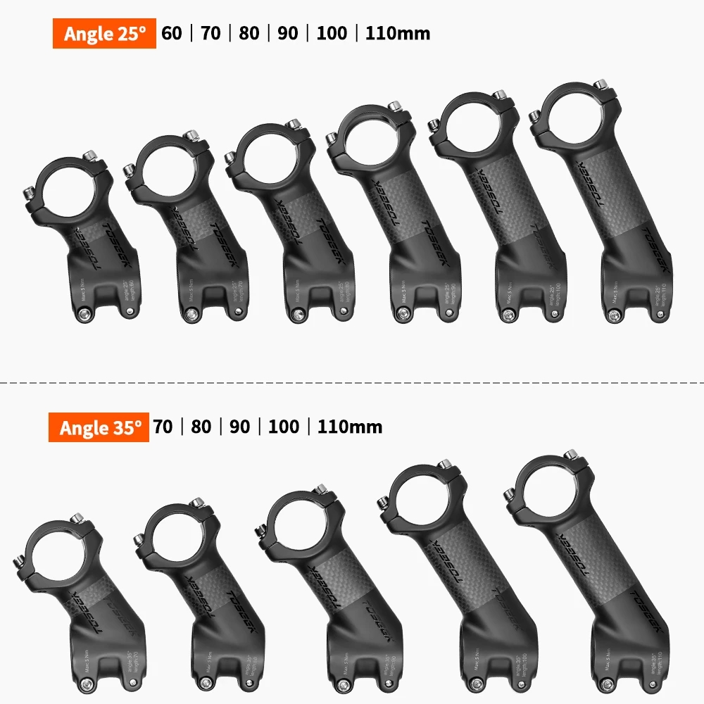 TOSEEK Bike Stem 31.8mm Handle - Handlebar Riser Stem のレビューと価格
