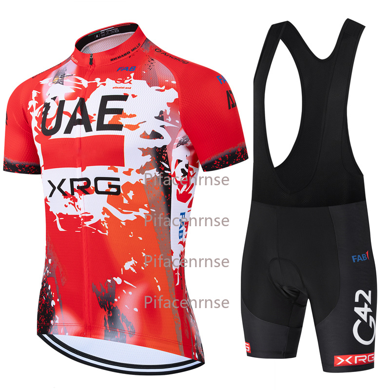 UAE Cycling Jersey Set Summer  - Mountain Biking Uae のレビューと価格