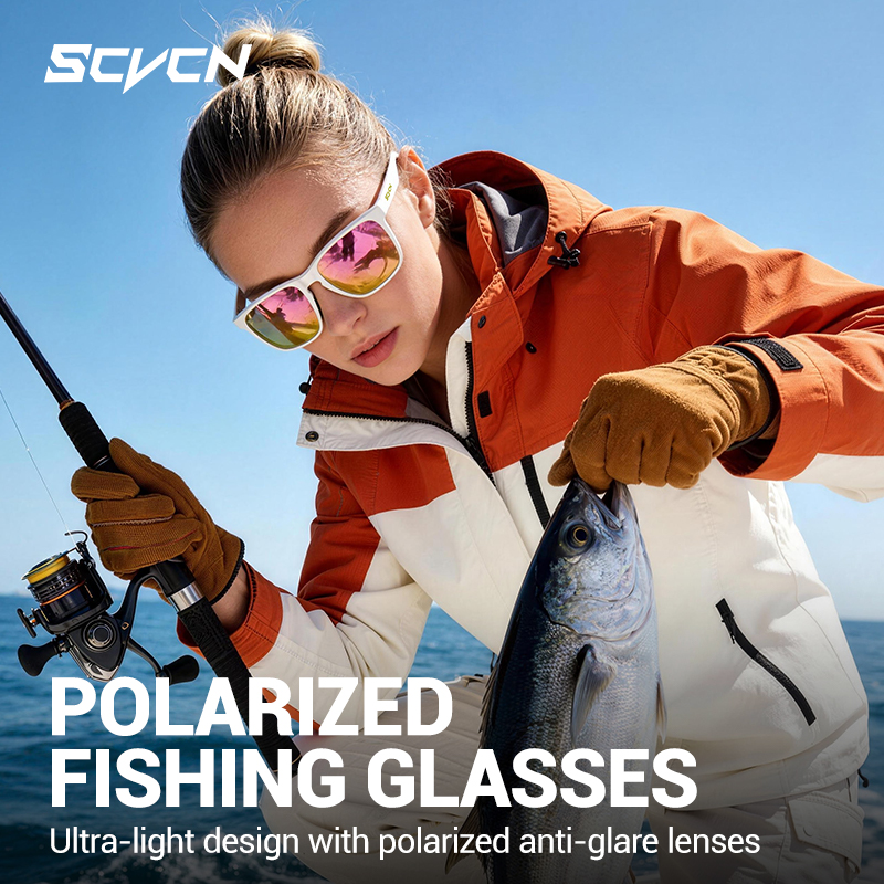 SCVCN Polarized Fishing Sungla - Mountain Biking Sunglasses のレビューと価格