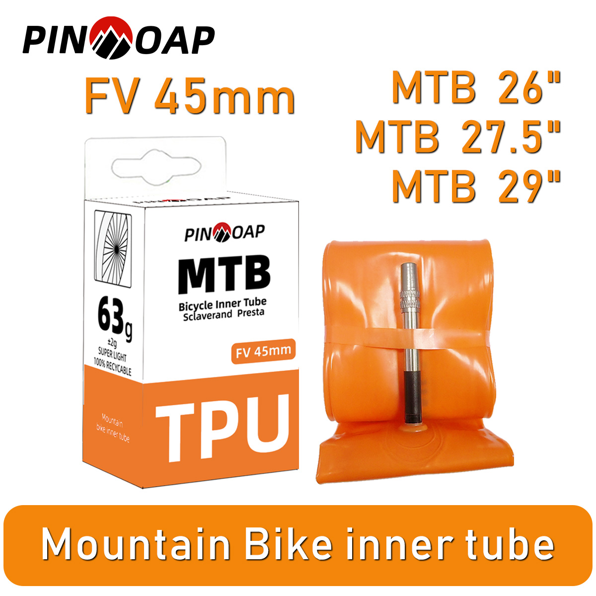 PINMOAP Mountain Bike Inner Tu - Mountain Biking Essentials のレビューと価格