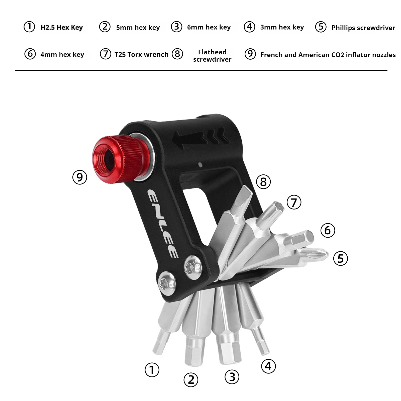 ENLEE Bicycle Repair Tools Por - Mountain Biking Essentials のレビューと価格