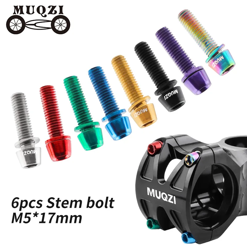 MUQZI 6pcs Stem Bolts M5x17mm  - Handlebar Riser Stem のレビューと価格