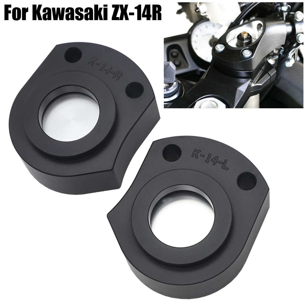 2PCS ZX14R 2018 Motorcycle Han - Handlebar Riser Stem のレビューと価格