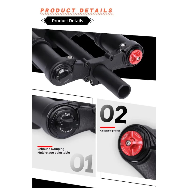 DNM USD C Mountain Bike Front  - Mtb Fork Air のレビューと価格