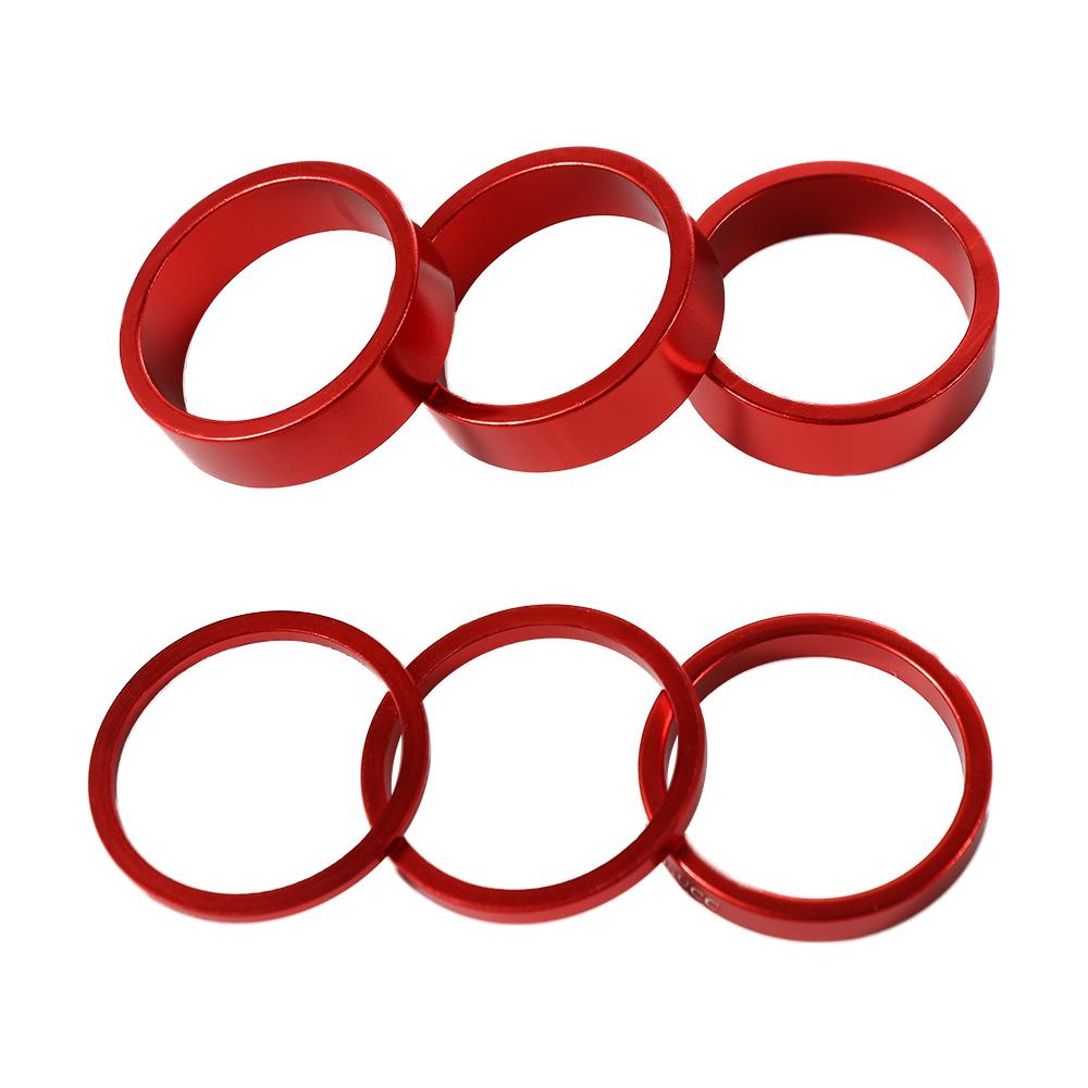 6pcs/set Headset Riser Aluminu - Handlebar Riser Stem のレビューと価格
