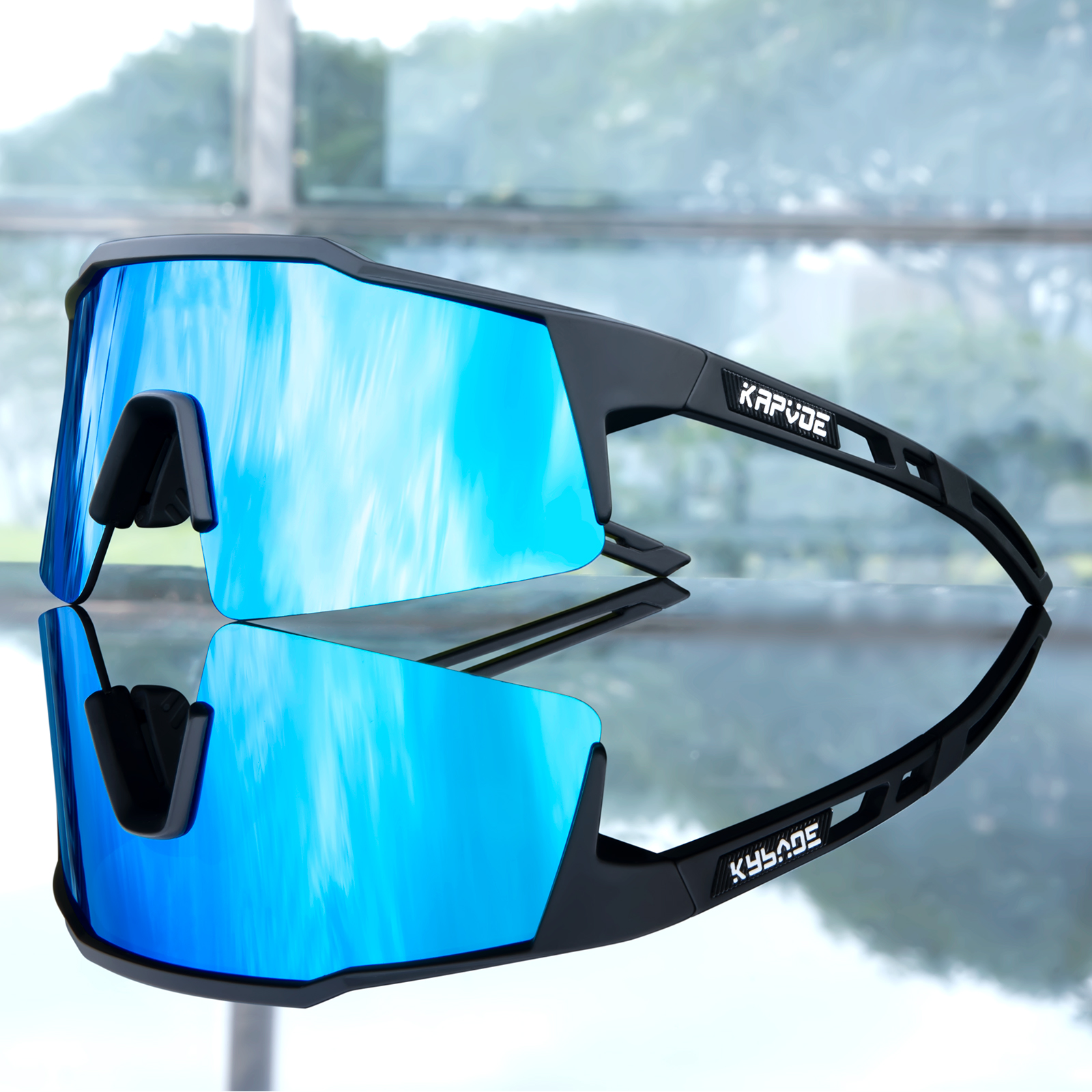 Kapvoe Road Driving Bike Sport - Mountain Biking Sunglasses のレビューと価格