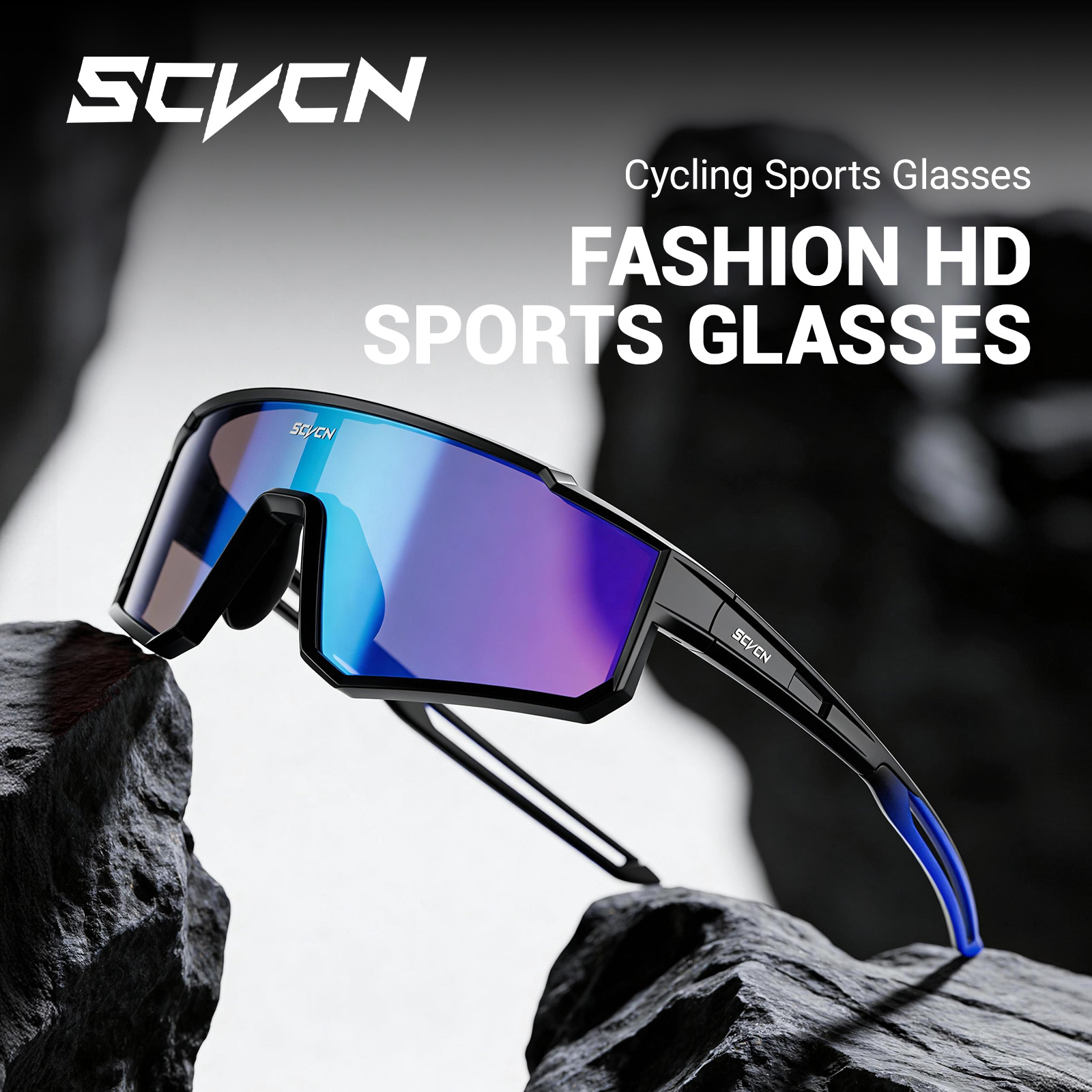 SCVCN UV400 HD Hiking Cycling  - Mountain Biking Sunglasses のレビューと価格