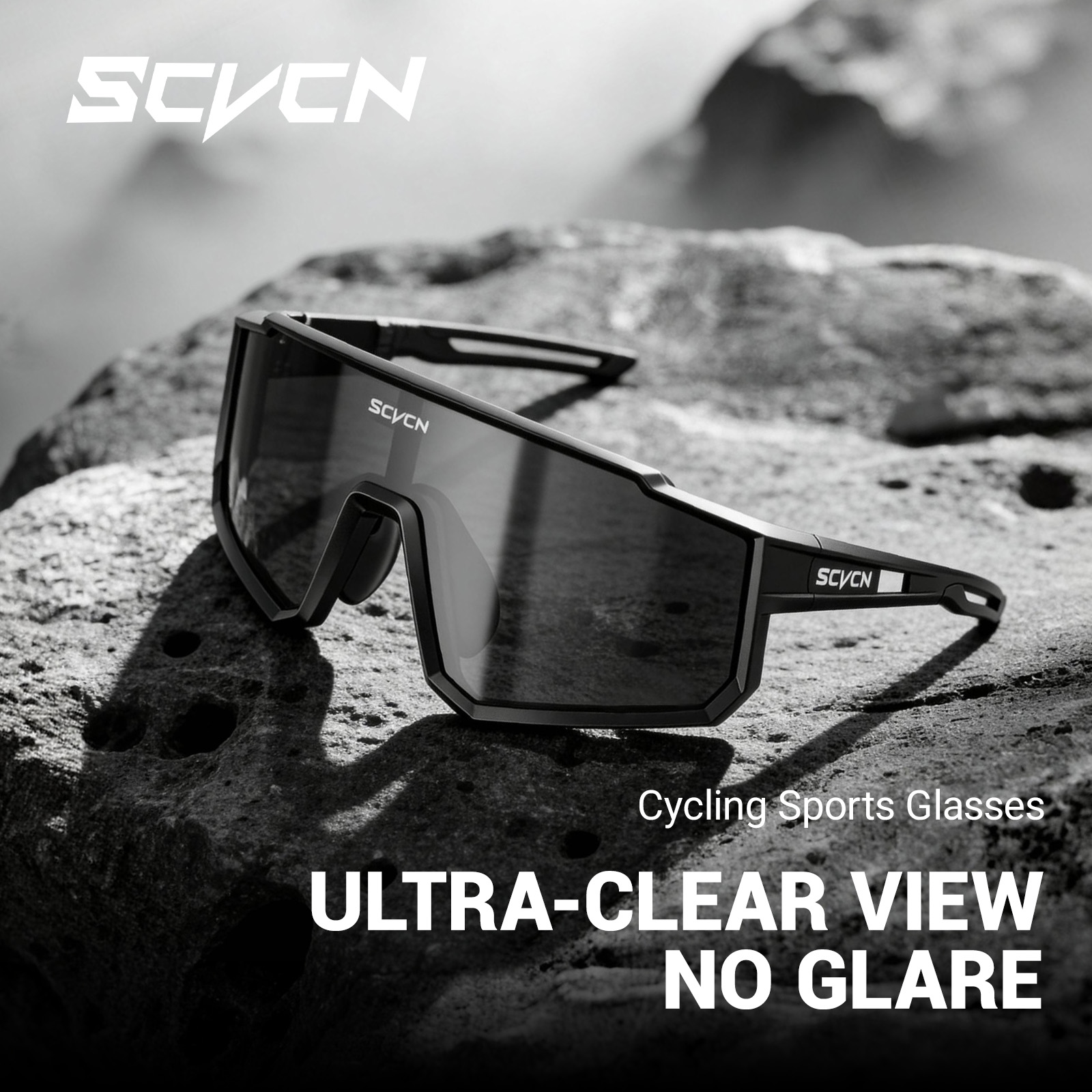 SCVCN UV400 HD Hiking Cycling  - Mountain Biking Sunglasses のレビューと価格