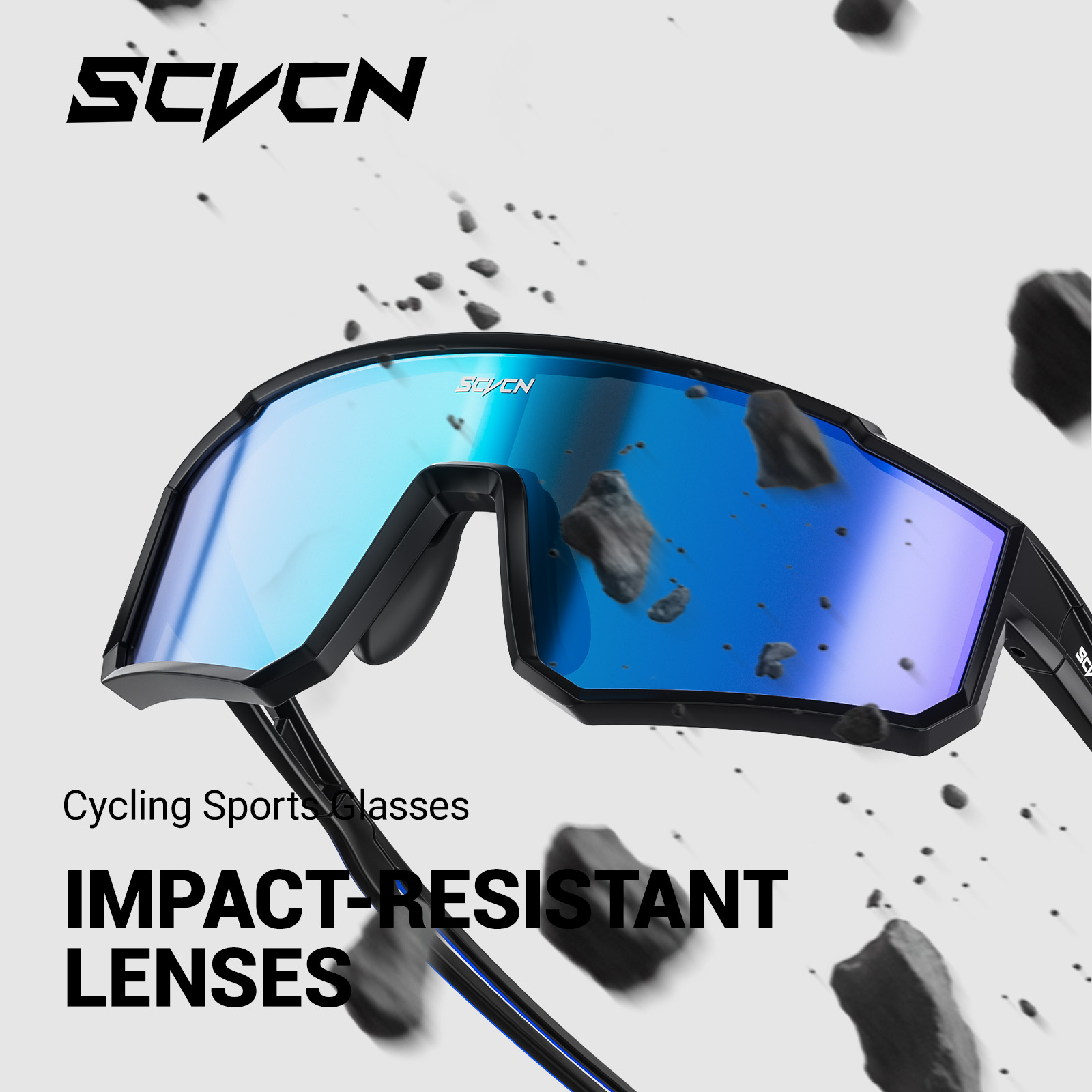 SCVCN UV400 HD Hiking Cycling  - Mountain Biking Sunglasses のレビューと価格