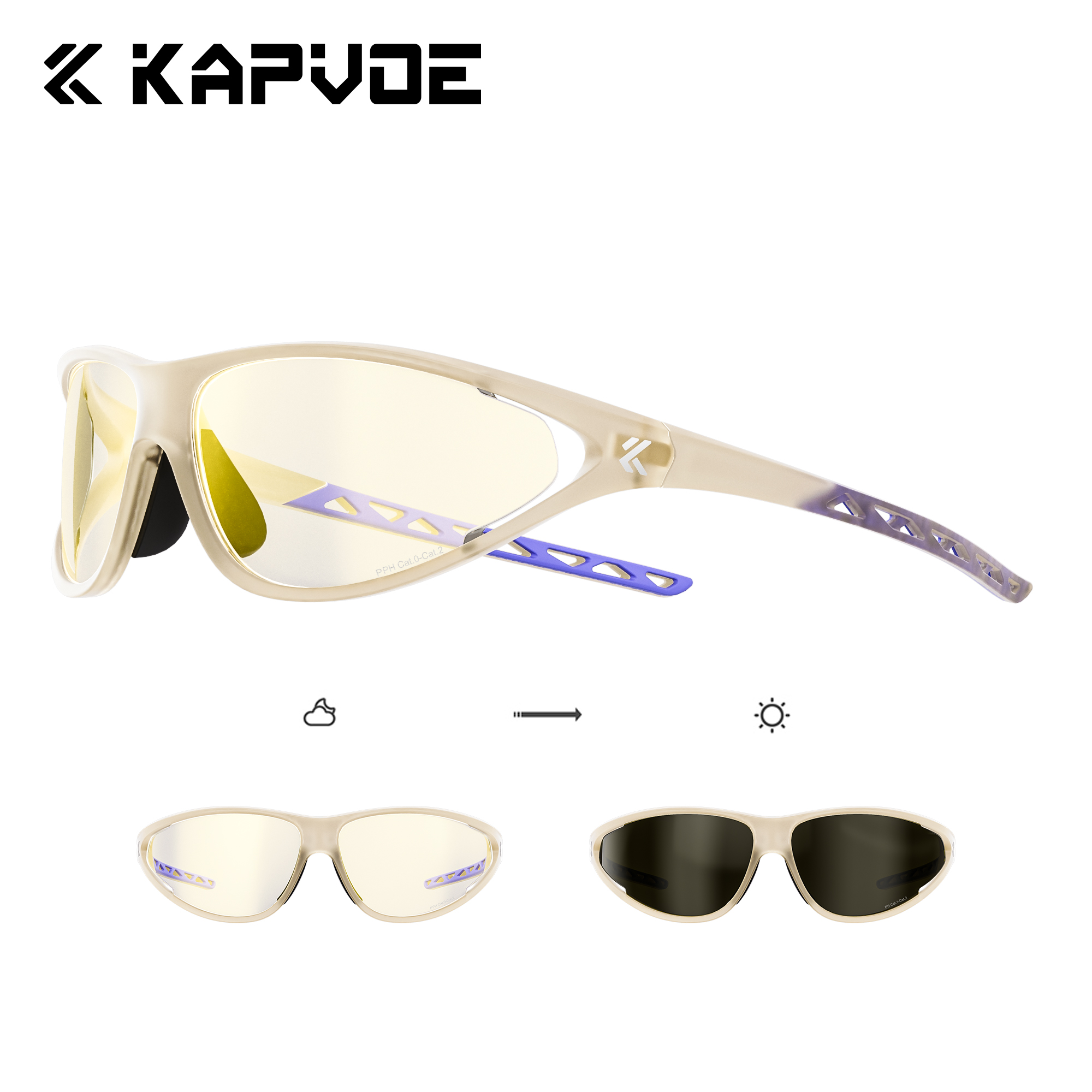 Kapvoe Hiking Sunglasses Campi - Mountain Biking Sunglasses のレビューと価格