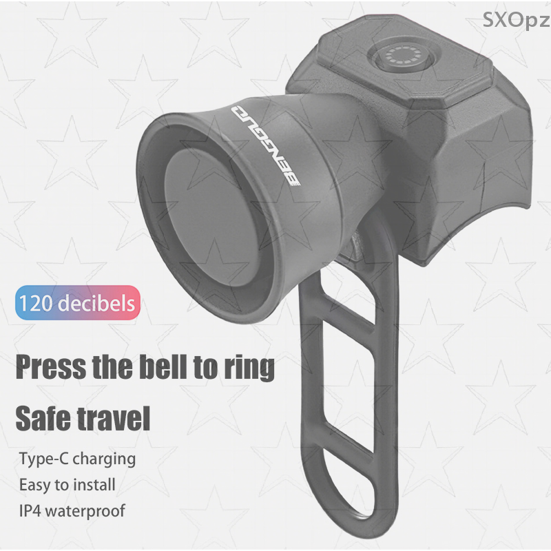 Safety Bicycle Bell, USB Charg - Mountain Biking Essentials のレビューと価格