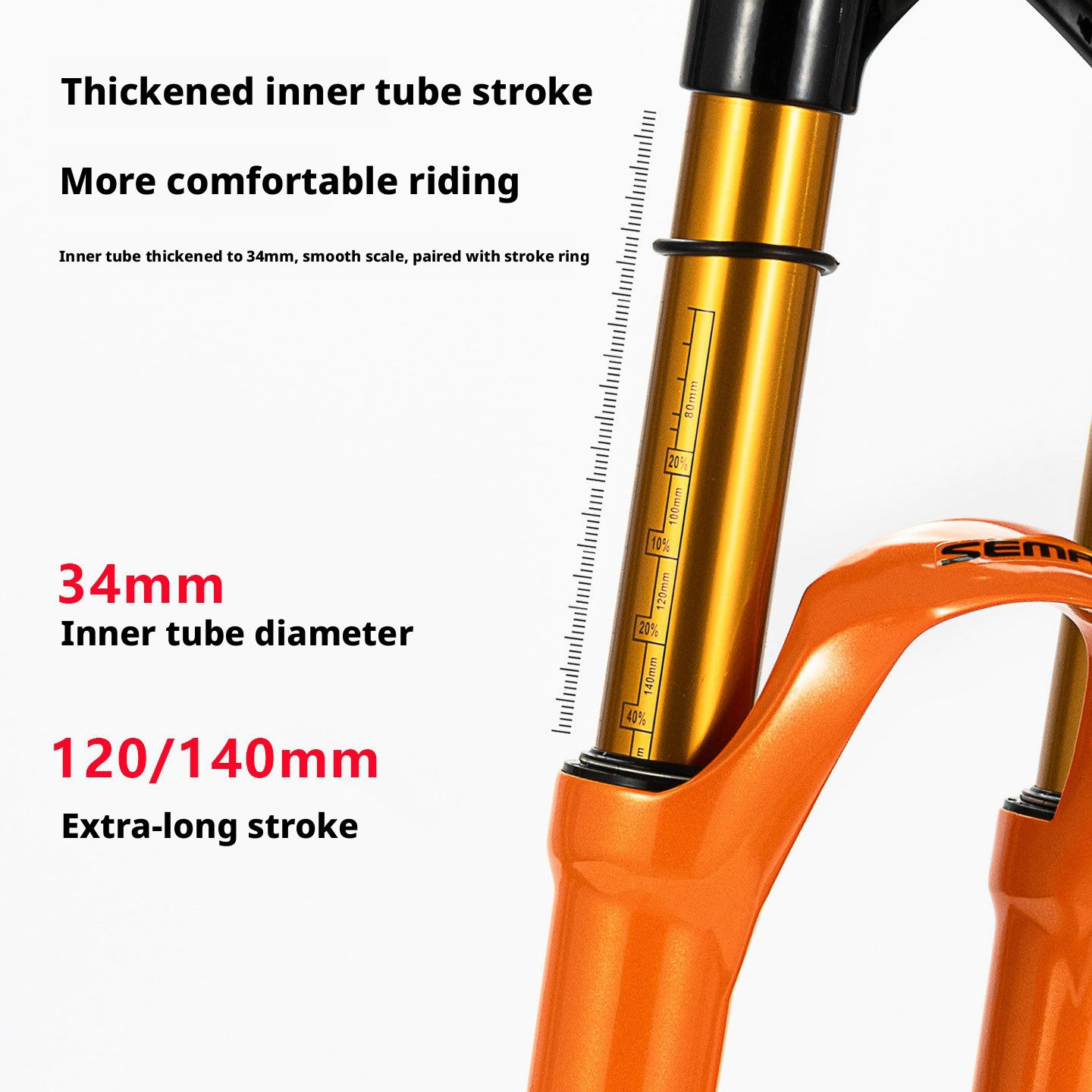 SEMYT 26/27.5/29Inch MTB Air F - Mtb Fork Air のレビューと価格