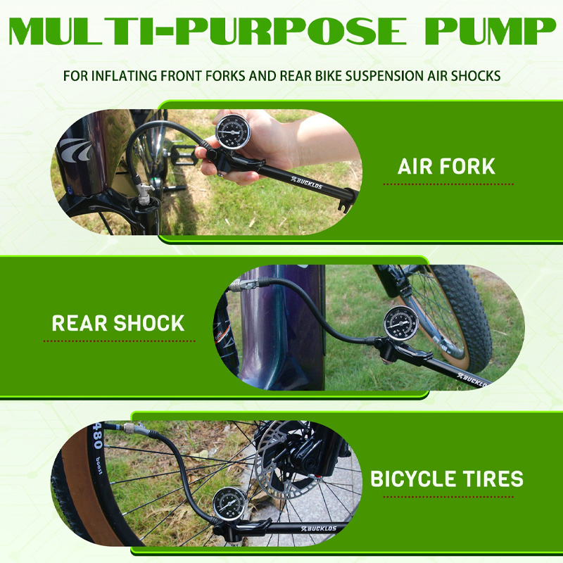 BUCKLOS Bicycle Air Fork Pump  - Mtb Fork Air のレビューと価格