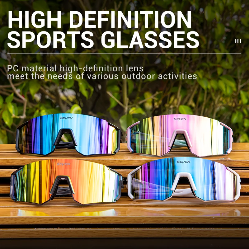 SCVCN Hot Cycling UV400 Sungla - Mountain Biking Sunglasses のレビューと価格