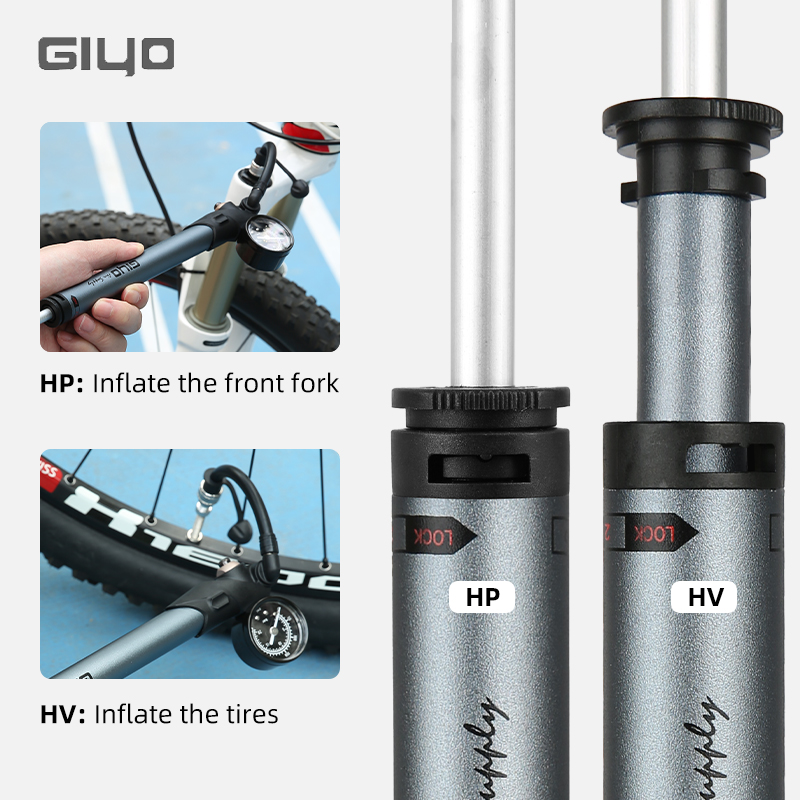 Giyo GS-41P 300psi Bicycle Sho - Mtb Fork Air のレビューと価格