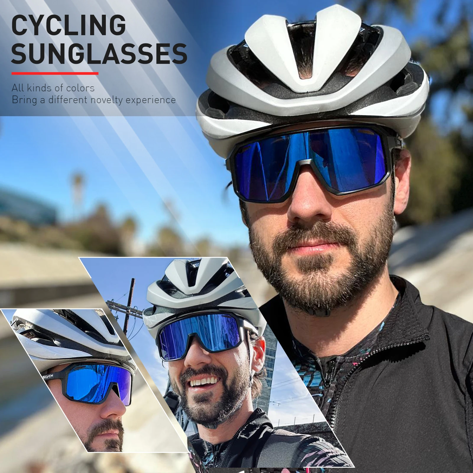 SCVCN New Cycling Sunglasses M - Mountain Biking Sunglasses のレビューと価格