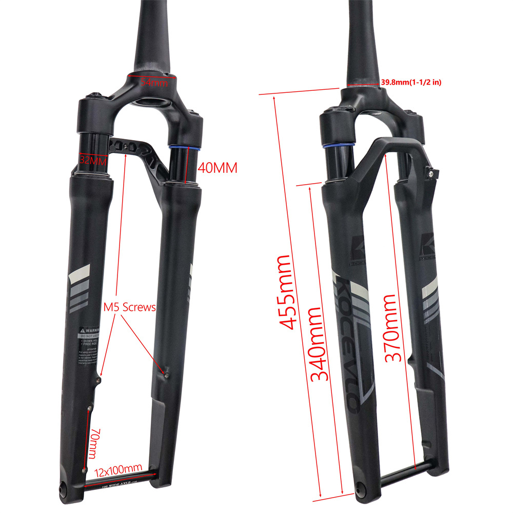 KOCEVLO Gravel Suspension fork - Mtb Fork Air のレビューと価格