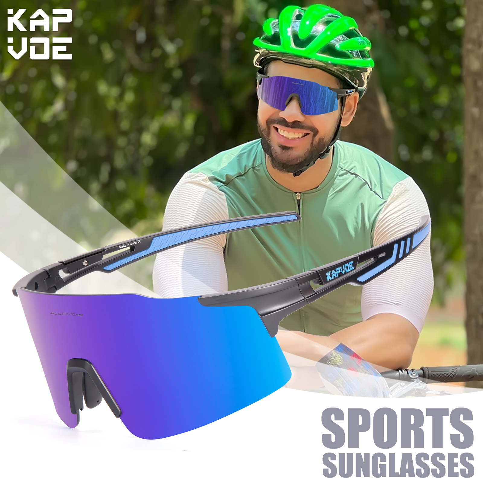 Kapvoe New Cycling Glasses Out - Mountain Biking Sunglasses のレビューと価格