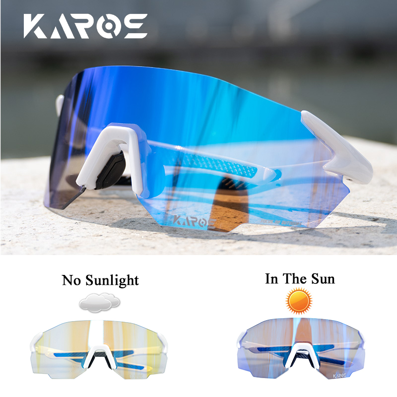 KAROS Photochromic Cycling Gla - Mountain Biking Sunglasses のレビューと価格