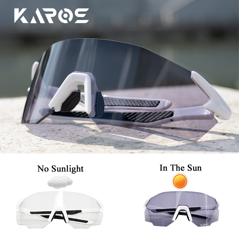 KAROS Photochromic Cycling Gla - Mountain Biking Sunglasses のレビューと価格
