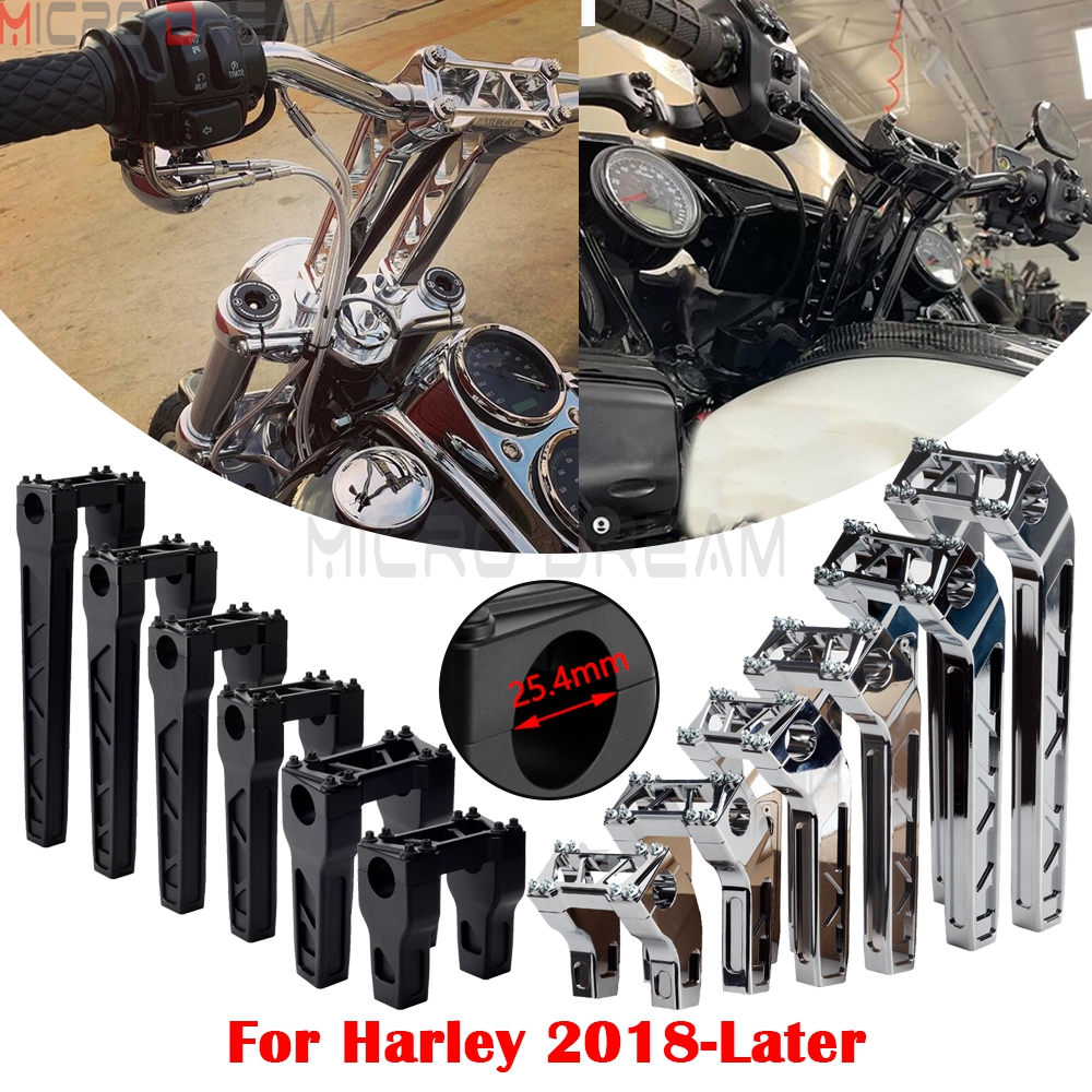 For Harley Road King FLHR Soft - Handlebar Riser Stem のレビューと価格