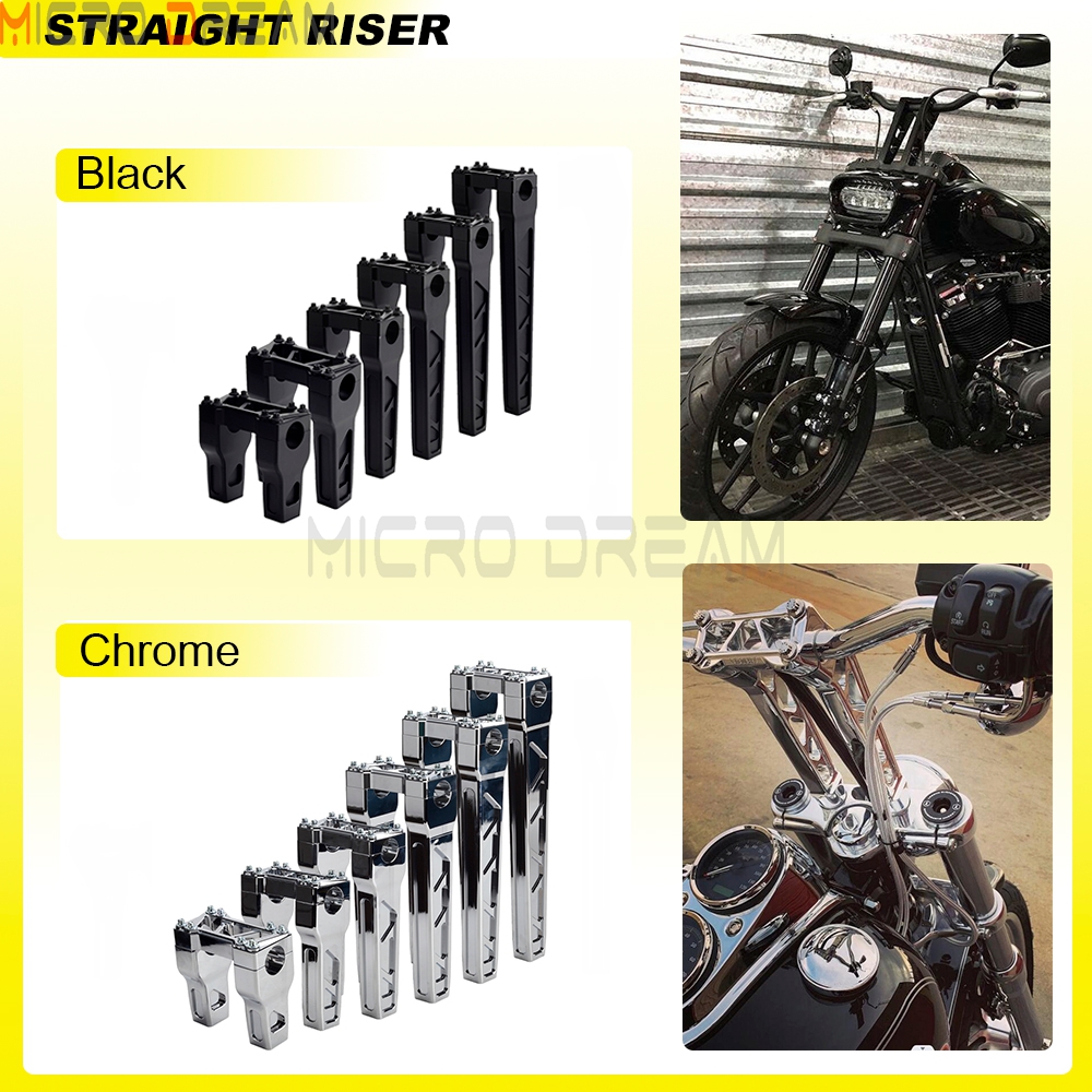 For Harley Road King FLHR Soft - Handlebar Riser Stem のレビューと価格