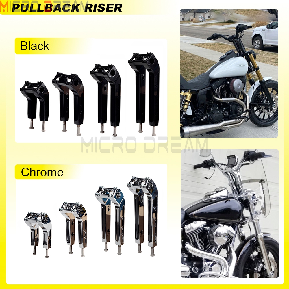 For Harley Road King FLHR Soft - Handlebar Riser Stem のレビューと価格