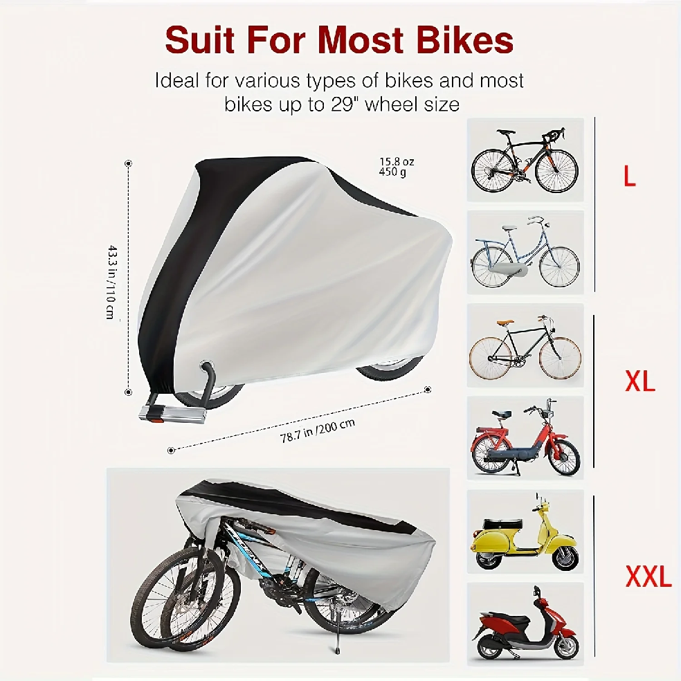 Waterproof Outdoor Bicycle Cov - Mountain Biking In The Rain のレビューと価格