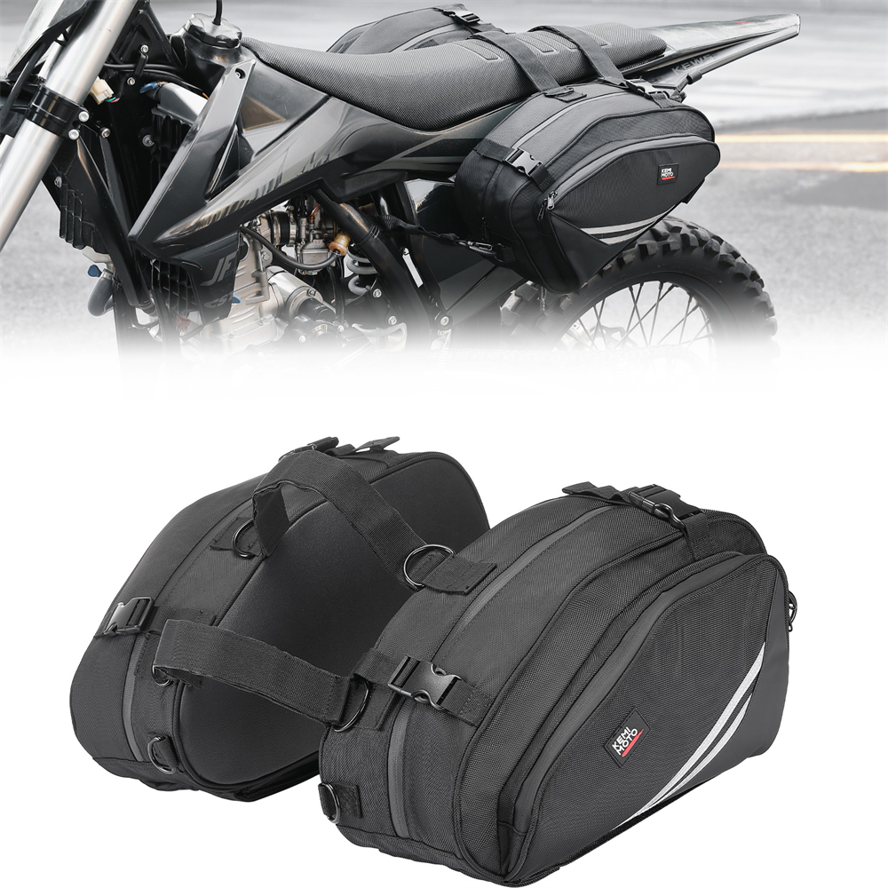 Motorcycle Saddlebags with Rai - Mountain Biking In The Rain のレビューと価格